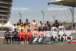 14.03.2010 Sakhir, Bahrain,  Drivers 2010 - Formula 1 World Championship, Rd 1, Bahrain Grand Prix, Sunday