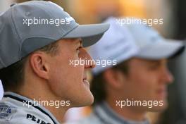 14.03.2010 Sakhir, Bahrain,  Michael Schumacher (GER), Mercedes GP and Nico Rosberg (GER), Mercedes GP  - Formula 1 World Championship, Rd 1, Bahrain Grand Prix, Sunday