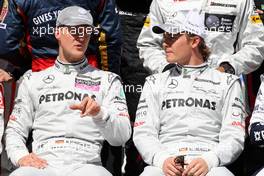 14.03.2010 Sakhir, Bahrain,  Michael Schumacher (GER), Mercedes GP Petronas, Nico Rosberg (GER), Mercedes GP Petronas - Formula 1 World Championship, Rd 1, Bahrain Grand Prix, Sunday