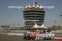 14.03.2010 Sakhir, Bahrain,  2010 Drivers Group Pictures - Formula 1 World Championship, Rd 1, Bahrain Grand Prix, Sunday