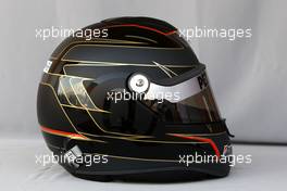 11.03.2010 Sakhir, Bahrain,  Helmet of Nick Heidfeld (GER), Test Driver, Mercedes GP - Formula 1 World Championship, Rd 1, Bahrain Grand Prix, Thursday