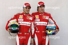 11.03.2010 Sakhir, Bahrain,  Felipe Massa (BRA), Scuderia Ferrari and Fernando Alonso (ESP), Scuderia Ferrari  - Formula 1 World Championship, Rd 1, Bahrain Grand Prix, Thursday