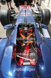 11.03.2010 Sakhir, Bahrain,  Toro Rosso cockpit - Formula 1 World Championship, Rd 1, Bahrain Grand Prix, Thursday