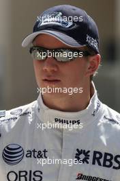 11.03.2010 Sakhir, Bahrain,  Nico Hulkenberg (GER), Williams F1 Team - Formula 1 World Championship, Rd 1, Bahrain Grand Prix, Thursday