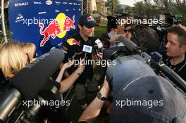 11.03.2010 Sakhir, Bahrain,  Mark Webber (AUS), Red Bull Racing - Formula 1 World Championship, Rd 1, Bahrain Grand Prix, Thursday