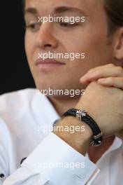 11.03.2010 Sakhir, Bahrain,  The bracelet of Nico Rosberg (GER), Mercedes GP Petronas - Formula 1 World Championship, Rd 1, Bahrain Grand Prix, Thursday