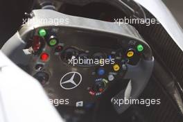 11.03.2010 Sakhir, Bahrain,  McLaren steering wheel - Formula 1 World Championship, Rd 1, Bahrain Grand Prix, Thursday