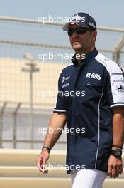11.03.2010 Sakhir, Bahrain,  Rubens Barrichello (BRA), Williams F1 Team - Formula 1 World Championship, Rd 1, Bahrain Grand Prix, Thursday