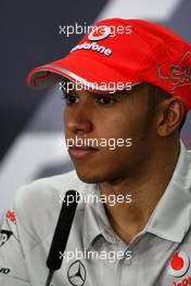 11.03.2010 Sakhir, Bahrain,  Lewis Hamilton (GBR), McLaren Mercedes - Formula 1 World Championship, Rd 1, Bahrain Grand Prix, Thursday Press Conference