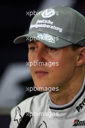 11.03.2010 Sakhir, Bahrain,  Michael Schumacher (GER), Mercedes GP Petronas - Formula 1 World Championship, Rd 1, Bahrain Grand Prix, Thursday Press Conference