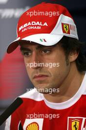 11.03.2010 Sakhir, Bahrain,  Fernando Alonso (ESP), Scuderia Ferrari - Formula 1 World Championship, Rd 1, Bahrain Grand Prix, Thursday Press Conference