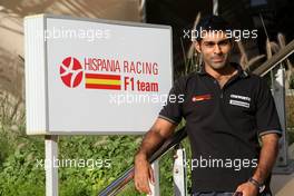 10.03.2010 Sakhir, Bahrain,  Karun Chandhok (IND), Hispania Racing F1 Team - Formula 1 World Championship, Rd 1, Bahrain Grand Prix, Wednesday
