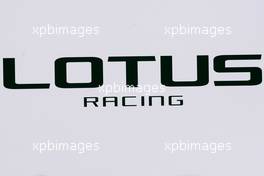 10.03.2010 Sakhir, Bahrain,  Lotus F1 Team logo - Formula 1 World Championship, Rd 1, Bahrain Grand Prix, Wednesday