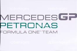 10.03.2010 Sakhir, Bahrain,  Mercedes GP logo - Formula 1 World Championship, Rd 1, Bahrain Grand Prix, Wednesday