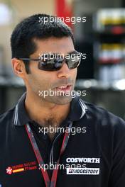 10.03.2010 Sakhir, Bahrain,  Karun Chandhok (IND), HRT F1 Team  - Formula 1 World Championship, Rd 1, Bahrain Grand Prix, Wednesday