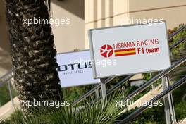 10.03.2010 Sakhir, Bahrain,  Hispania Racing F1 Team - Formula 1 World Championship, Rd 1, Bahrain Grand Prix, Wednesday