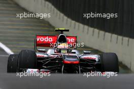 05.11.2010 Sao Paulo, Brazil,  Lewis Hamilton (GBR), McLaren Mercedes  - Formula 1 World Championship, Rd 18, Brazilian Grand Prix, Friday Practice