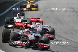 07.11.2010 Sao Paulo, Brazil,  Lewis Hamilton (GBR), McLaren Mercedes  - Formula 1 World Championship, Rd 18, Brazilian Grand Prix, Sunday Race