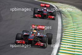 07.11.2010 Sao Paulo, Brazil,  Lewis Hamilton (GBR), McLaren Mercedes - Formula 1 World Championship, Rd 18, Brazilian Grand Prix, Sunday Race