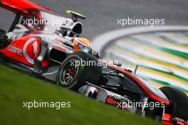 06.11.2010 Sao Paulo, Brazil,  Lewis Hamilton (GBR), McLaren Mercedes  - Formula 1 World Championship, Rd 18, Brazilian Grand Prix, Saturday Practice