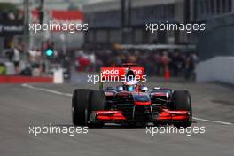 11.06.2010 Montreal, Canada,  Jenson Button (GBR), McLaren Mercedes  - Formula 1 World Championship, Rd 8, Canadian Grand Prix, Friday Practice