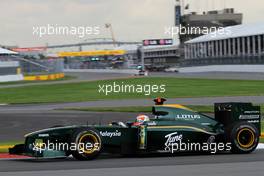 11.06.2010 Montreal, Canada,  Jarno Trulli (ITA), Lotus F1 Team  - Formula 1 World Championship, Rd 8, Canadian Grand Prix, Friday Practice