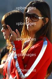 11.06.2010 Montreal, Canada,  Grid girl - Formula 1 World Championship, Rd 8, Canadian Grand Prix, Friday