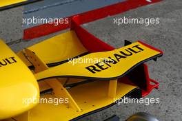 11.06.2010 Montreal, Canada,  Renault front wing - Formula 1 World Championship, Rd 8, Canadian Grand Prix, Friday Practice