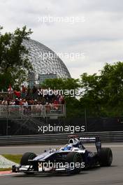 11.06.2010 Montreal, Canada,  Rubens Barrichello (BRA), Williams F1 Team, FW32 - Formula 1 World Championship, Rd 8, Canadian Grand Prix, Friday Practice