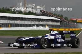 11.06.2010 Montreal, Canada,  Rubens Barrichello (BRA), Williams F1 Team  - Formula 1 World Championship, Rd 8, Canadian Grand Prix, Friday Practice