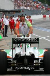 11.06.2010 Montreal, Canada,  Vitantonio Liuzzi (ITA), Force India F1 Team  - Formula 1 World Championship, Rd 8, Canadian Grand Prix, Friday Practice