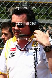 13.06.2010 Montreal, Canada,  Eric Boullier (FRA), Team Principal, Renault F1 Team - Formula 1 World Championship, Rd 8, Canadian Grand Prix, Sunday Pre-Race Grid
