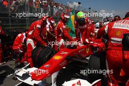 13.06.2010 Montreal, Canada,  Felipe Massa (BRA), Scuderia Ferrari - Formula 1 World Championship, Rd 8, Canadian Grand Prix, Sunday Pre-Race Grid