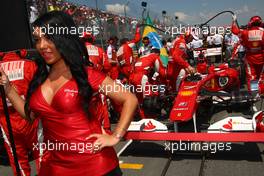 13.06.2010 Montreal, Canada,  Grid girl - Formula 1 World Championship, Rd 8, Canadian Grand Prix, Sunday Grid Girl