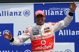 13.06.2010 Montreal, Canada,  Lewis Hamilton (GBR), McLaren Mercedes 1st place - Formula 1 World Championship, Rd 8, Canadian Grand Prix, Sunday Podium
