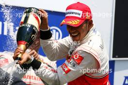 13.06.2010 Montreal, Canada,  Lewis Hamilton (GBR), McLaren Mercedes  - Formula 1 World Championship, Rd 8, Canadian Grand Prix, Sunday Podium
