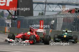 13.06.2010 Montreal, Canada,  Felipe Massa (BRA), Scuderia Ferrari - Formula 1 World Championship, Rd 8, Canadian Grand Prix, Sunday Race
