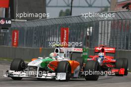 13.06.2010 Montreal, Canada,  Vitantonio Liuzzi (ITA), Force India F1 Team - Formula 1 World Championship, Rd 8, Canadian Grand Prix, Sunday Race