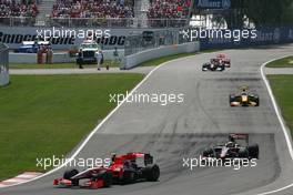 13.06.2010 Montreal, Canada,  Lucas di Grassi (BRA), Virgin Racing  - Formula 1 World Championship, Rd 8, Canadian Grand Prix, Sunday Race