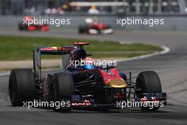 13.06.2010 Montreal, Canada,  Sebastien Buemi (SUI), Scuderia Toro Rosso  - Formula 1 World Championship, Rd 8, Canadian Grand Prix, Sunday Race