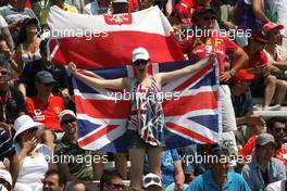 13.06.2010 Montreal, Canada,  English fan - Formula 1 World Championship, Rd 8, Canadian Grand Prix, Sunday Race