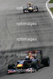 13.06.2010 Montreal, Canada,  Sebastian Vettel (GER), Red Bull Racing and Mark Webber (AUS), Red Bull Racing  - Formula 1 World Championship, Rd 8, Canadian Grand Prix, Sunday Race