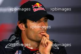 12.06.2010 Montreal, Canada,  Mark Webber (AUS), Red Bull Racing  - Formula 1 World Championship, Rd 8, Canadian Grand Prix, Saturday Press Conference