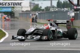 12.06.2010 Montreal, Canada,  Michael Schumacher (GER), Mercedes GP  - Formula 1 World Championship, Rd 8, Canadian Grand Prix, Saturday Qualifying