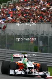12.06.2010 Montreal, Canada,  Vitantonio Liuzzi (ITA), Force India F1 Team  - Formula 1 World Championship, Rd 8, Canadian Grand Prix, Saturday Practice