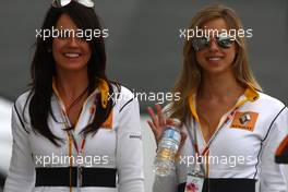 12.06.2010 Montreal, Canada,  Girls in the paddock - Formula 1 World Championship, Rd 8, Canadian Grand Prix, Saturday