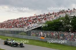 12.06.2010 Montreal, Canada,  Heikki Kovalainen (FIN), Lotus F1 Team  - Formula 1 World Championship, Rd 8, Canadian Grand Prix, Saturday Practice