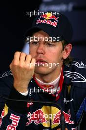 12.06.2010 Montreal, Canada,  Sebastian Vettel (GER), Red Bull Racing  - Formula 1 World Championship, Rd 8, Canadian Grand Prix, Saturday Press Conference