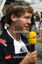 13.06.2010 Montreal, Canada,  Sebastian Vettel (GER), Red Bull Racing  - Formula 1 World Championship, Rd 8, Canadian Grand Prix, Sunday