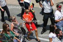 13.06.2010 Montreal, Canada, Nicole Scherzinger, girlfriend of Lewis Hamilton (GBR), McLaren Mercedes  - Formula 1 World Championship, Rd 8, Canadian Grand Prix, Sunday